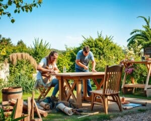 Gartenmöbel selbst bauen: Einfach und funktional