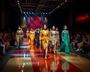 Gucci-Show: Farbkombinationen, die faszinieren