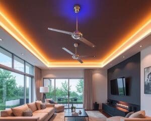 Intelligente Deckenventilatoren mit Klimasteuerung