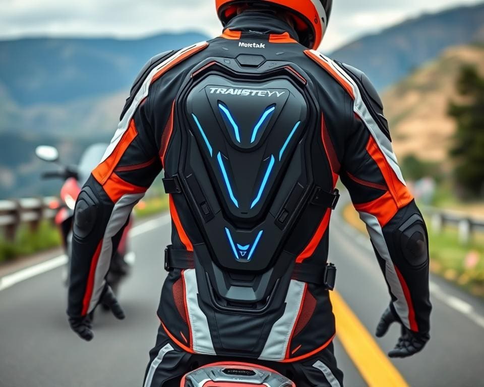 Intelligente Motorradjacken mit Airbag