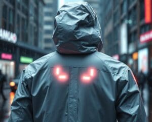 Intelligente Regenjacken mit Feuchtigkeitssensor