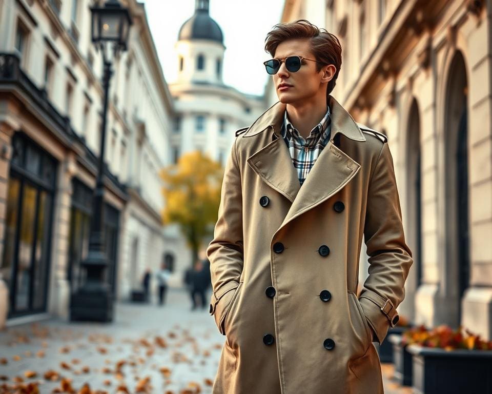 Klassischer Look der Burberry Trenchcoats