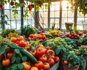 Obst und Gemüse im Wintergarten: Ernte das ganze Jahr