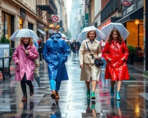 Regenmäntel: Mode, die auch bei schlechtem Wetter glänzt