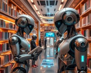 Roboter-Assistenten in Bibliotheken