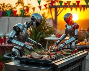 Roboter-Köche für Grillpartys