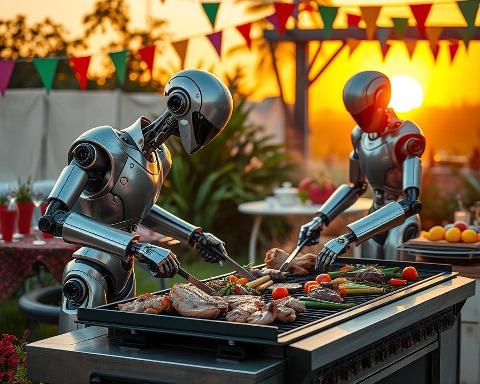 Roboter-Köche für Grillpartys