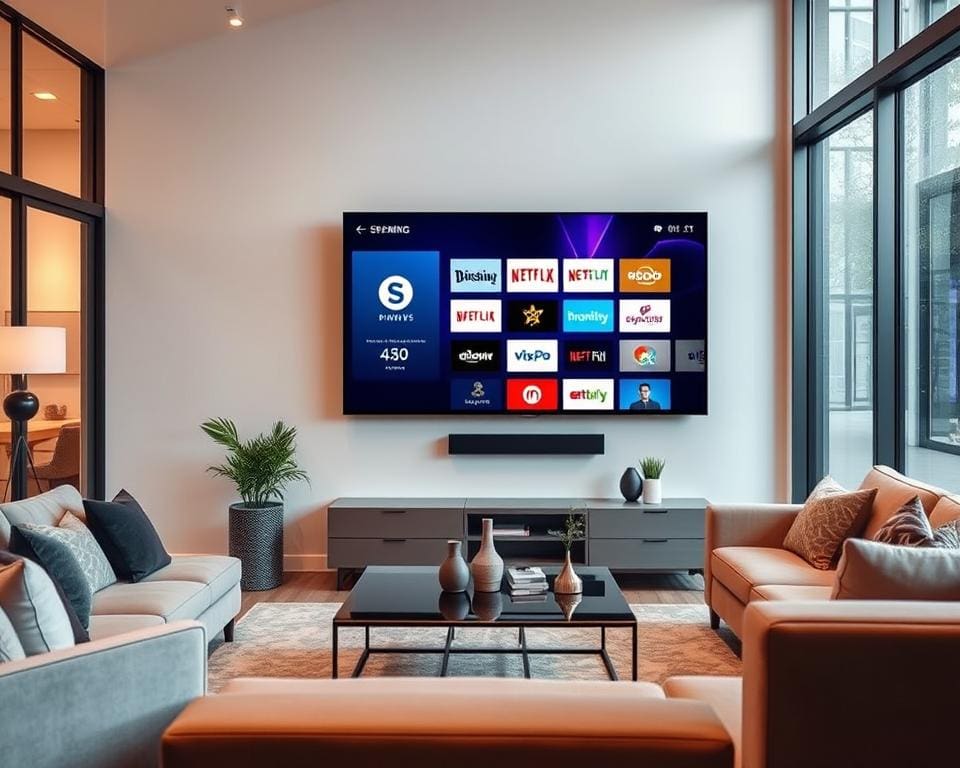 Smart-TVs mit integrierten Streaming-Diensten