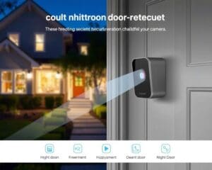 Smarte Türkamera mit Nachtsicht für mehr Sicherheit