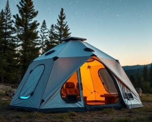 Smartes Campingzelt mit Klimaautomatik