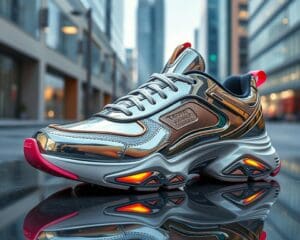 Sneaker in Metallic: Der futuristische Look für 2024