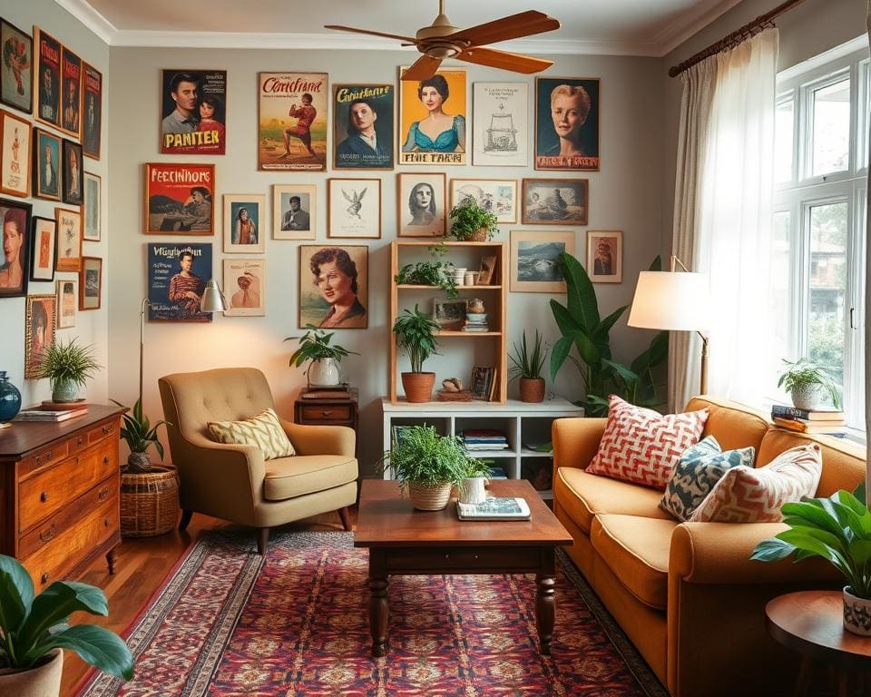 Vintage-Stil im Wohnzimmer: Retro trifft auf Stil