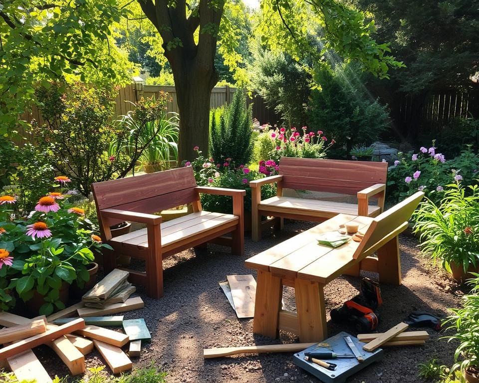 Vorteile von DIY-Möbeln im Garten