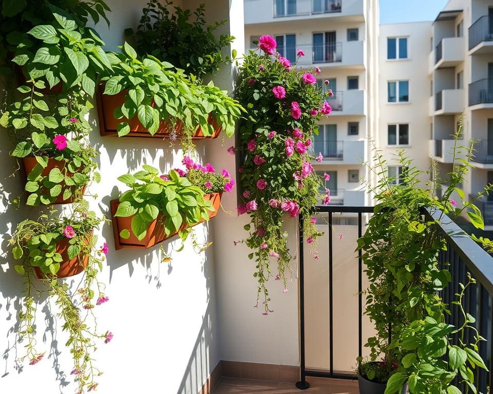 Wandbegrünung auf dem Balkon: Mehr Pflanzen, weniger Platz