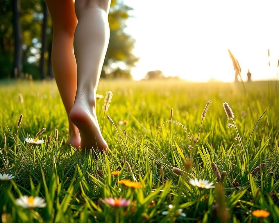 Barfußlaufen als naturnahe Erfahrung