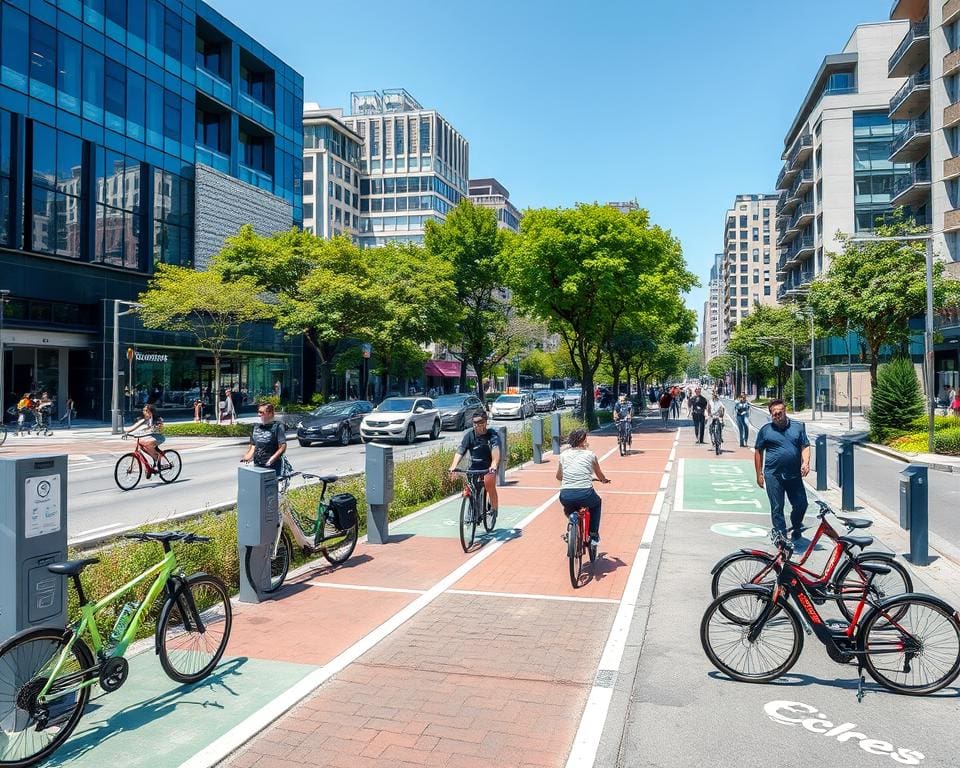 E-Bikes als Teil der städtischen Infrastruktur