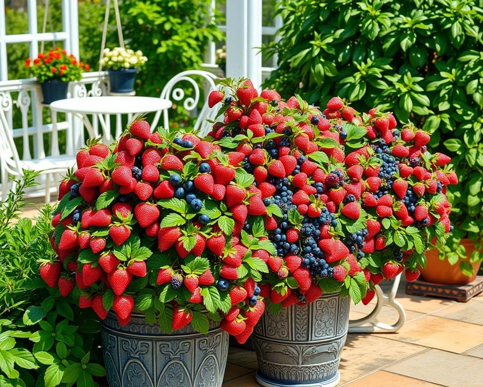 Fruchtsträucher im Kübel: Beerenernte auf Terrasse und Balkon