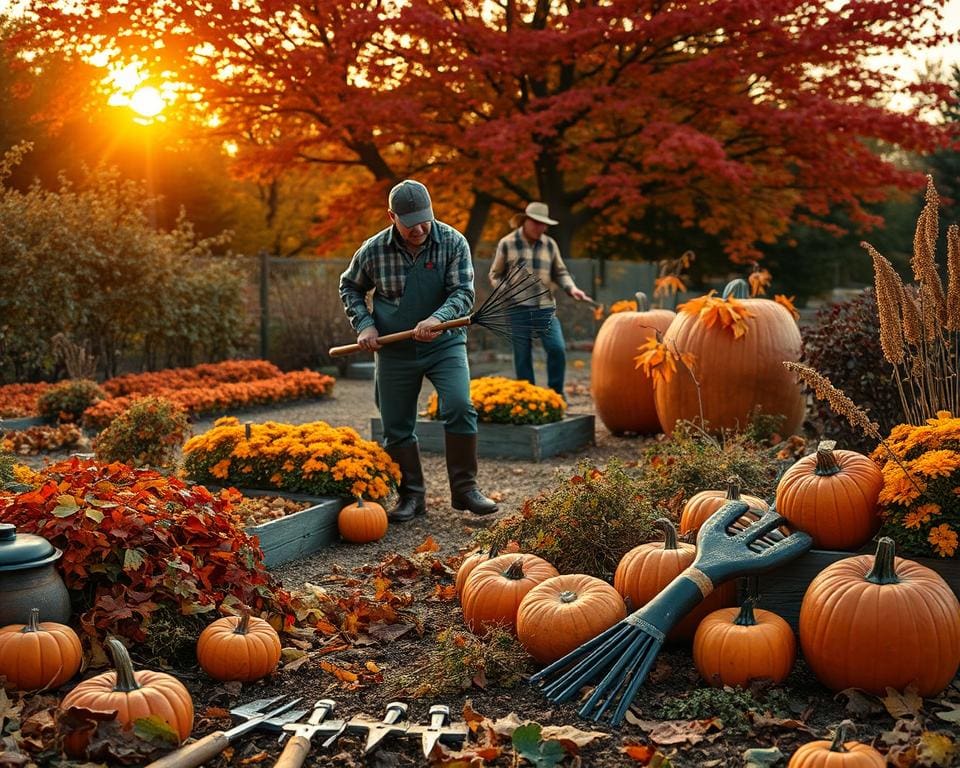 Gartenarbeiten im Herbst: Vorbereitung auf den Winter