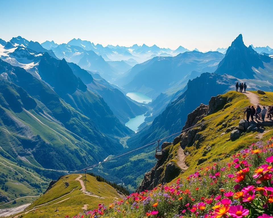 Gipfelabenteuer in den Schweizer Alpenbahnen