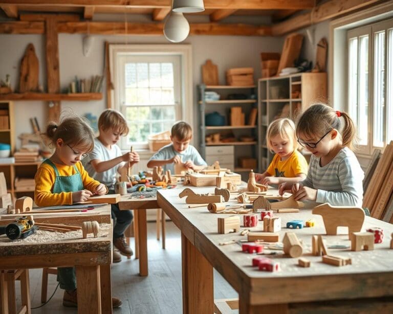 Holzarbeiten mit Kindern: Gemeinsam kreativ sein