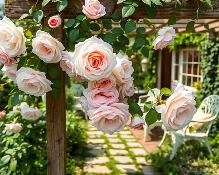 Kletterrosen für den Garten: Elegante Pflanzen für romantische Ecken