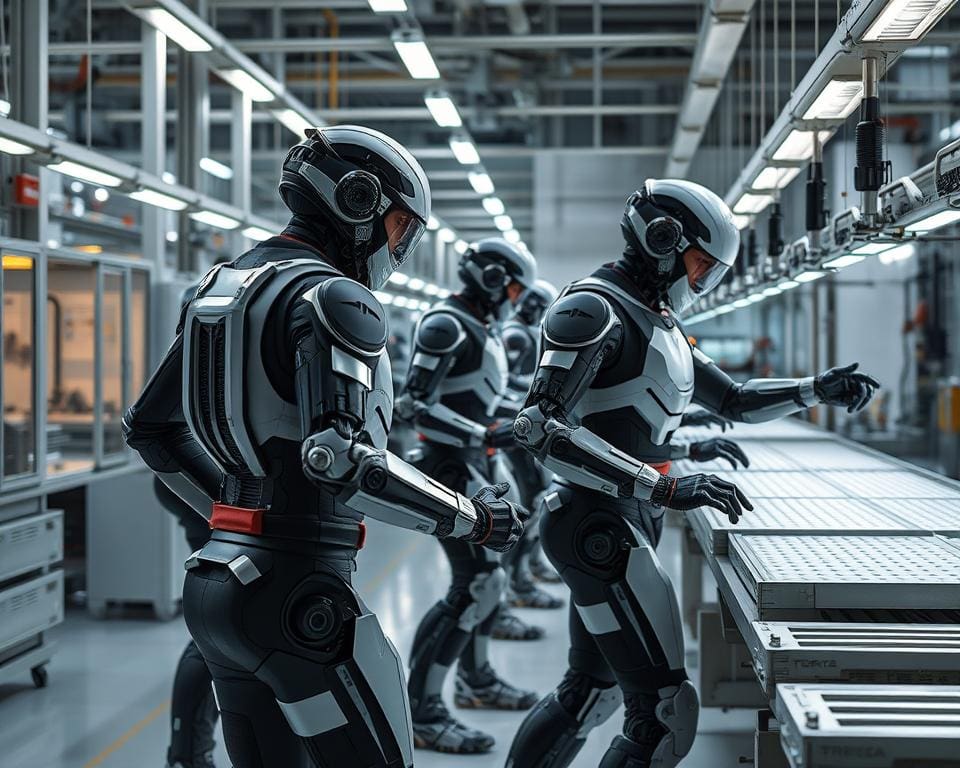 Können Exoskelette die Arbeit in Fabriken erleichtern?