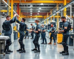 Können Exoskelette die Arbeit in Fabriken erleichtern?