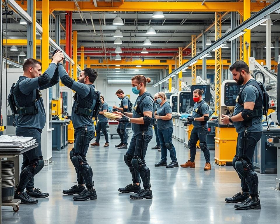 Können Exoskelette die Arbeit in Fabriken erleichtern?