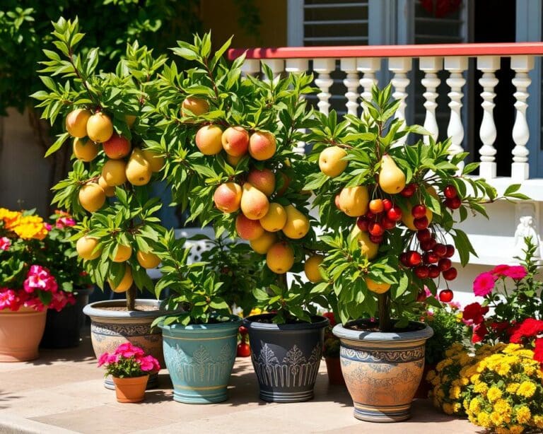 Obstbäume im Kübel: So bringen Sie Obst auf Terrasse und Balkon