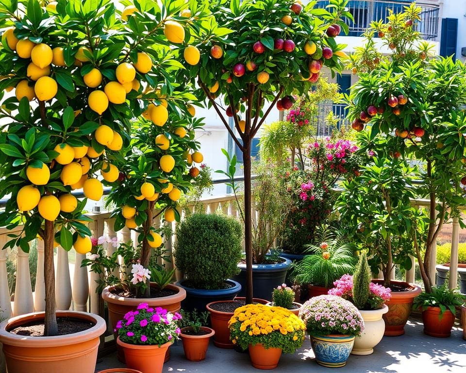 Obstbaum Sorten für Kübel