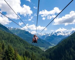 Seilrutschen in Österreich: Adrenalin pur