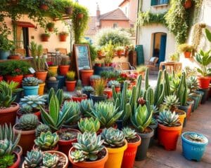 Sukkulenten als pflegeleichte Highlights für Terrasse und Balkon