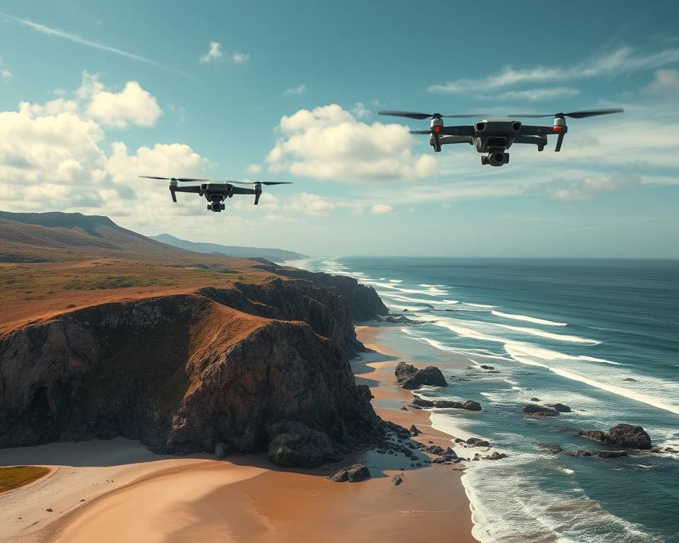 Überwachung Küstengrenzen mit Drohnen