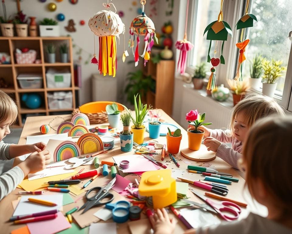 kinderfreundliche Bastelideen für Regentage