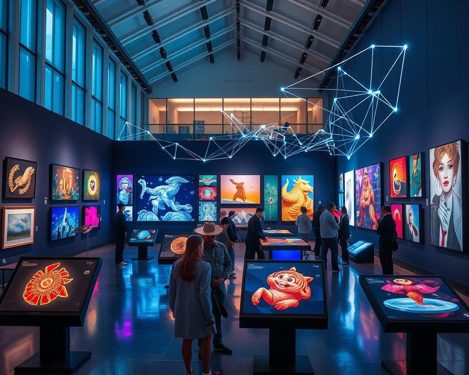 Blockchain-Technologie in der Kunst