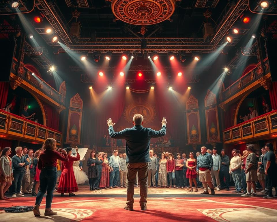 Bühnenregisseur: Kreative Leitung großer Theaterproduktionen