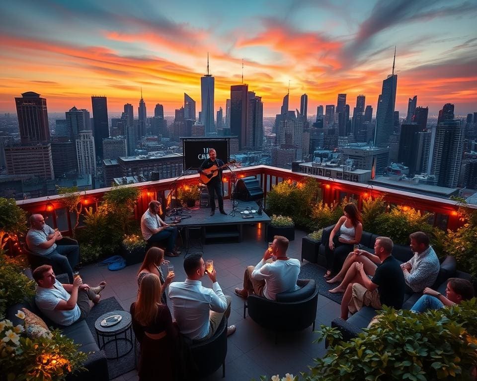 Die schönsten Rooftop-Spots für Livemusik-Abende