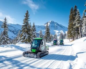 Elektrische Schneeraupen für den Bergtourismus