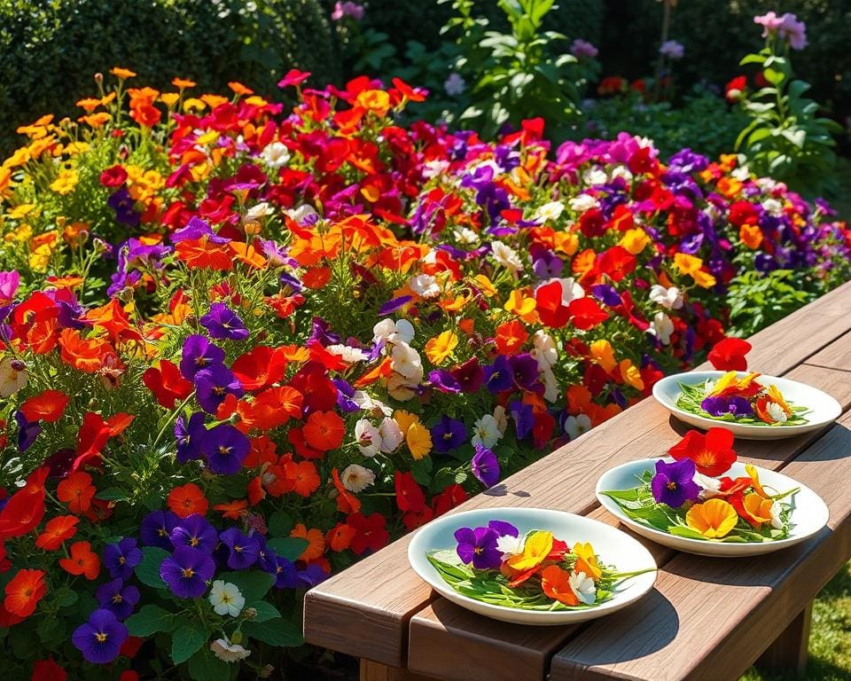 Essbare Blüten im Garten: Genuss und Dekoration in einem