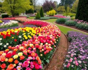 Farblich abgestimmte Beete: Blumenarrangements für jeden Garten