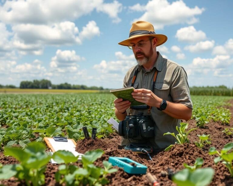 Geologe für Bodenanalyse: Nachhaltige Landwirtschaft ermöglichen