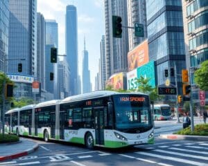 Intelligente Verkehrssteuerung für hybride Stadtbusse