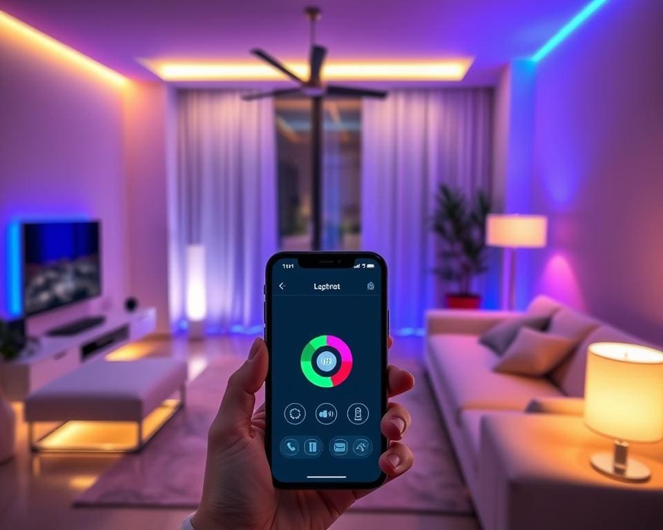 Lichtsteuerung Smartphone WLAN