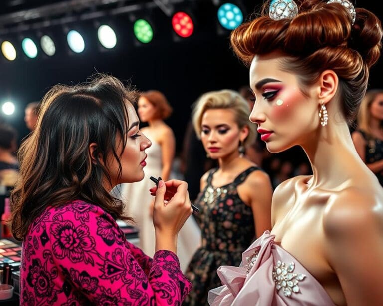 Make-up-Artist für Mode: Trends und Looks für Runway-Shows