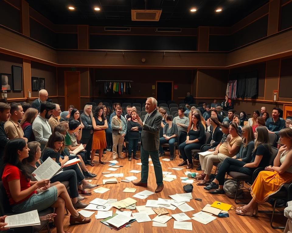 Prozess der Regiearbeit im Theater