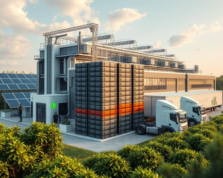 Recycling von Akkus in Elektro-Lkw
