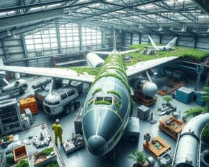 Recycling von Bauteilen in der Luftfahrtindustrie