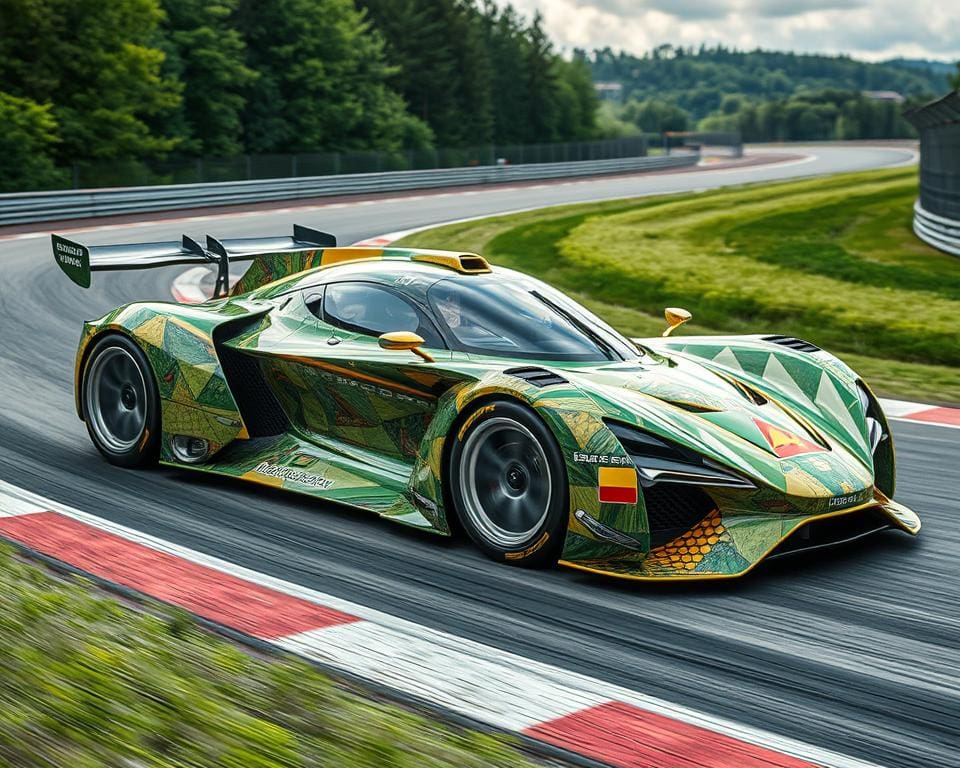 Recycling von Materialien in modernen Rennwagen