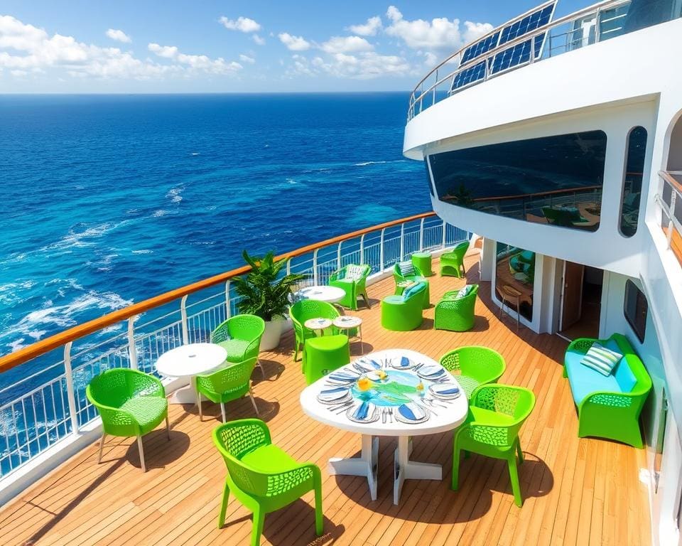 Recyclingfähige Bordmaterialien in Kreuzfahrtschiffen Recyclingfähige Bordmaterialien in Kreuzfahrtschiffen