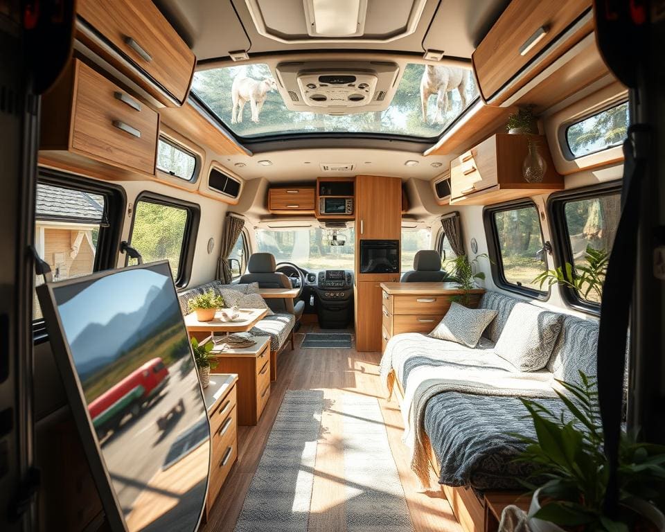 Recyclingfähige Komponenten in Freizeitfahrzeugen